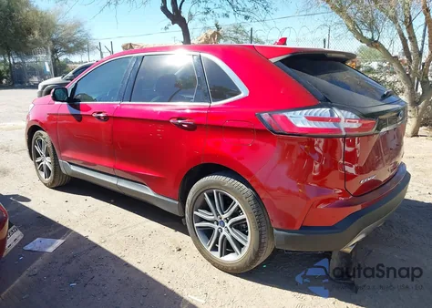 2019 Ford Edge Titanium z USA, uszkodzony, nr VIN 2FMPK3K91KBC74259